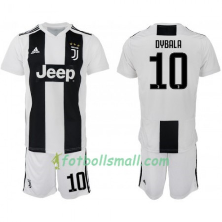 Juventus Fotbollströjor Dybala 10 Barn Hemma tröja 2018/19 Kortärmad
